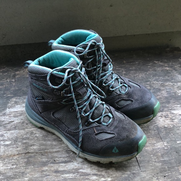 Women's Vasque Mesa Trek UltraDry Ebony/Baltic Waterproof Hiking Boots Size 8M - Picture 2 of 16